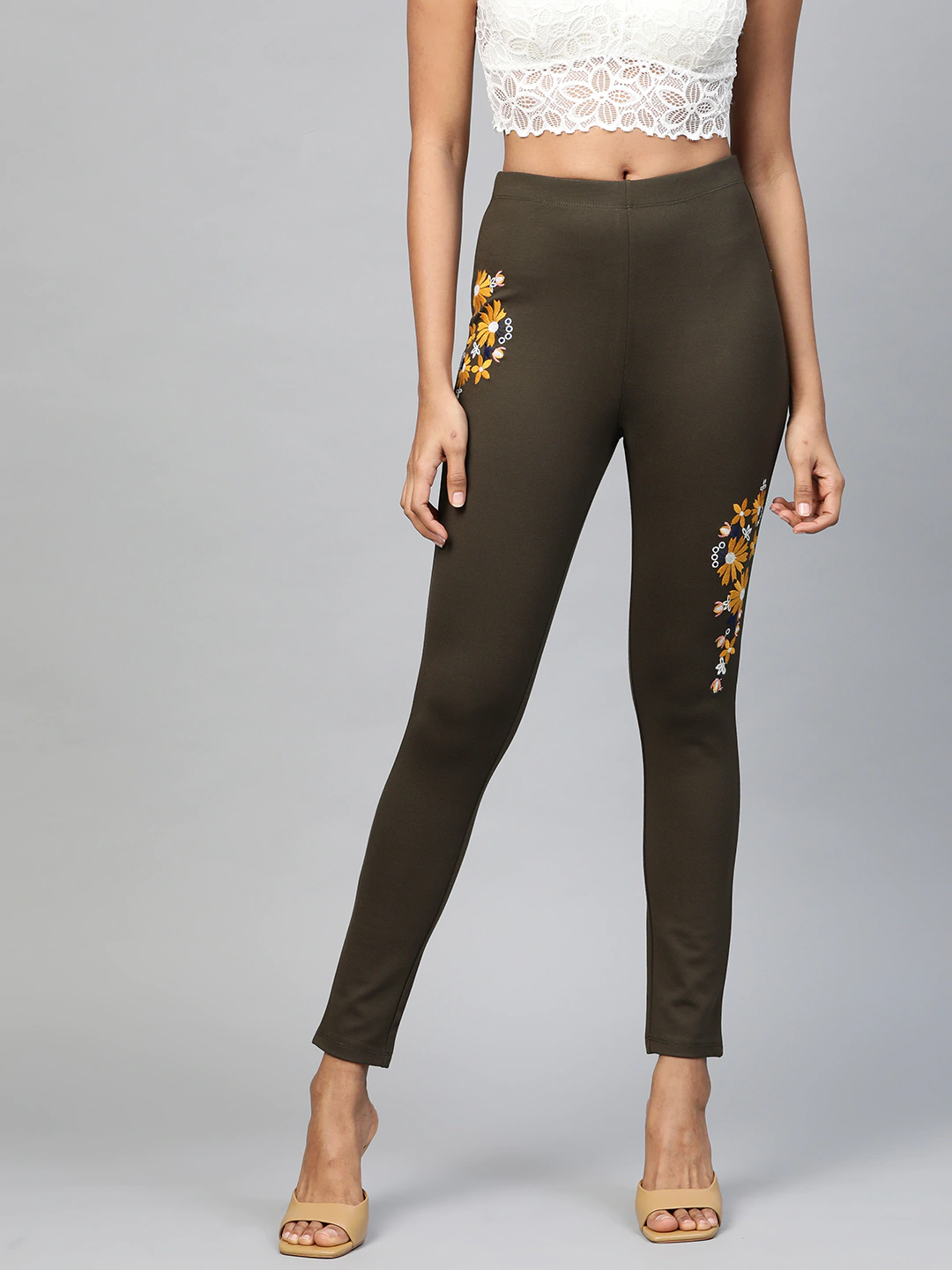 Floral 2025 jeggings online