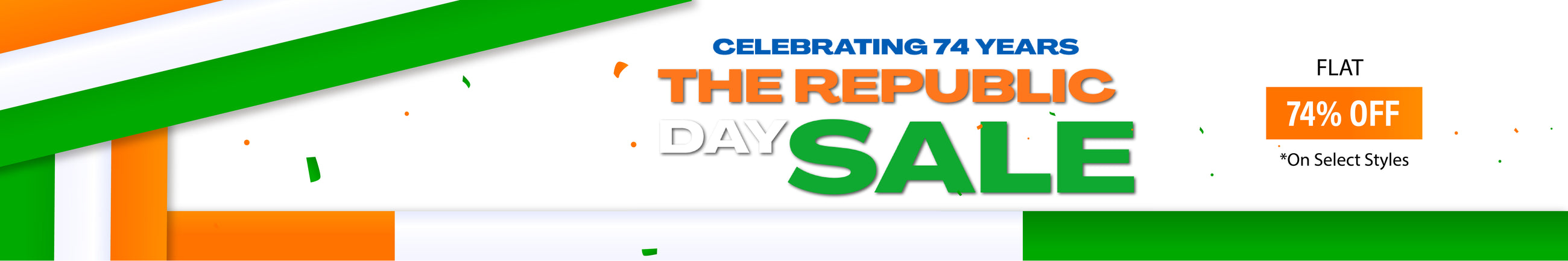 The Republic Day Sale - Flat 74% Off