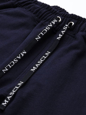 Men's Navy MASCLN Embroidered Joggers