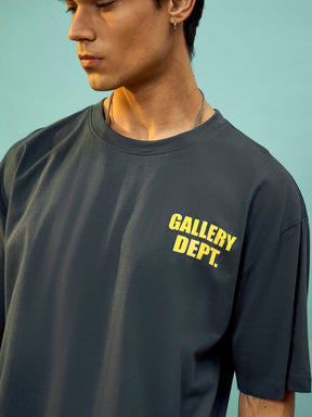 Unisex Grey GALLERY DEPT Oversize T-Shirt-MASCLN SASSAFRAS