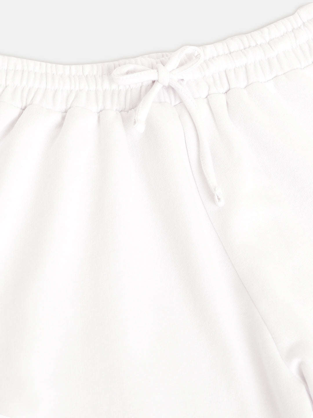 Girls White Ballerina Print Track Pants