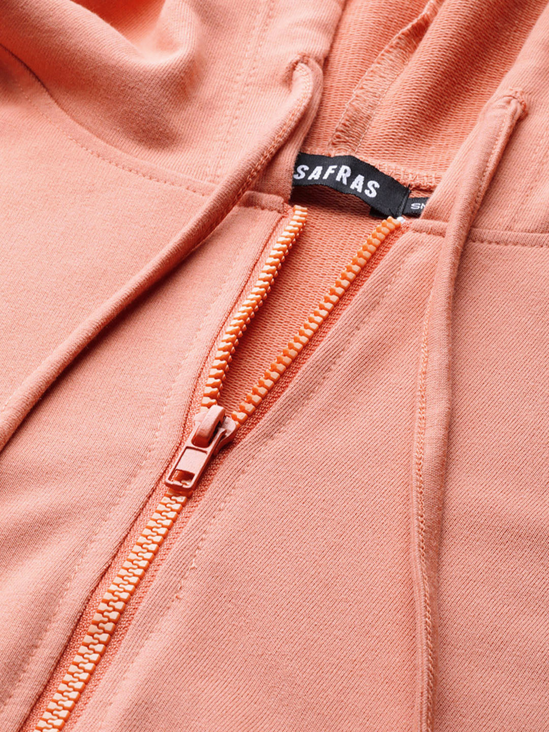 Peach Terry Hooded Jacket
