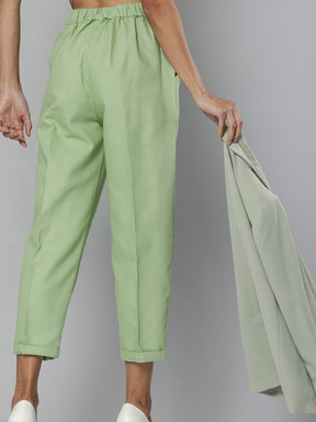 Mint Green Tapered Pants