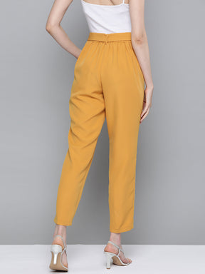 Mustard Tapered Pants