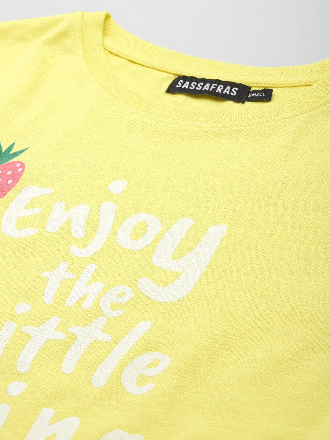 Yellow Enjoy-The-Little-Things T-Shirt