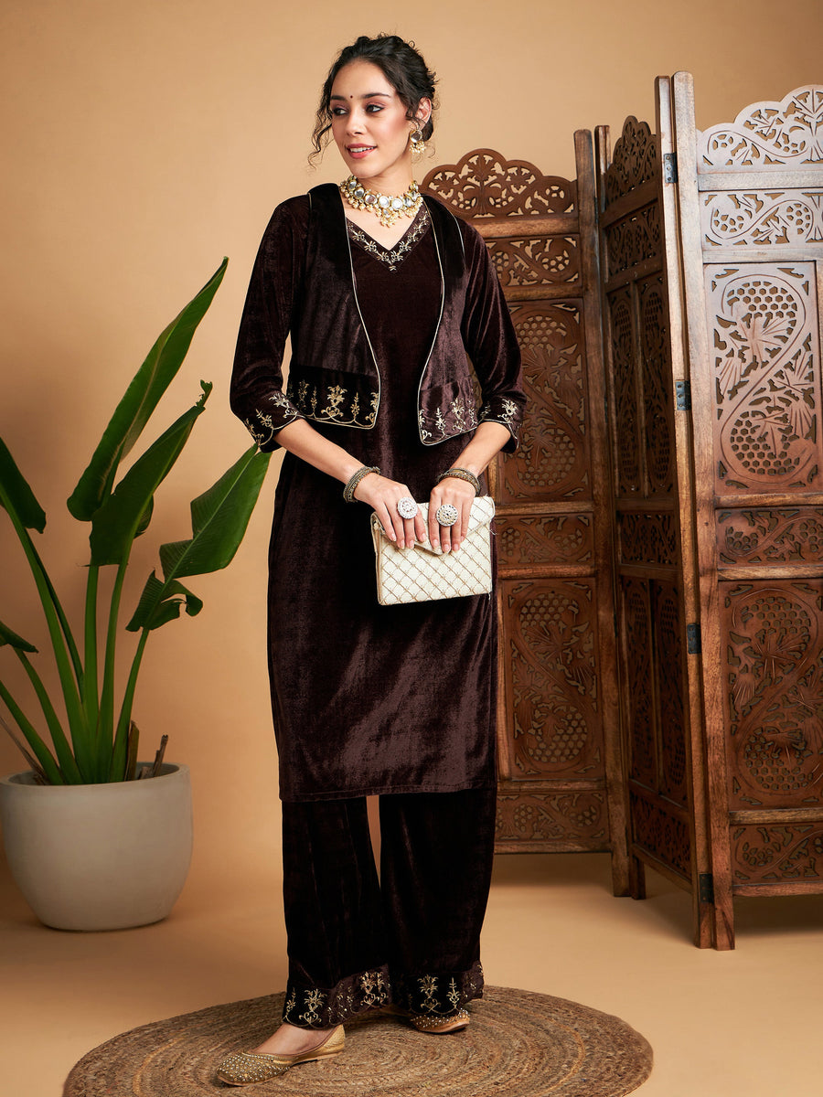 Theresee Kurta set - Cashew